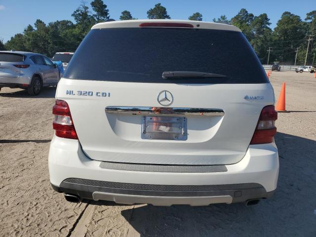 4JGBB22E68A400122 - 2008 MERCEDES-BENZ ML 320 CDI WHITE photo 6