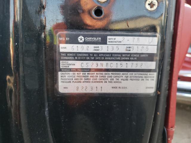 CS23N8C151732 - 1978 CHRYSLER NEW YORKER 黑色 照片 13