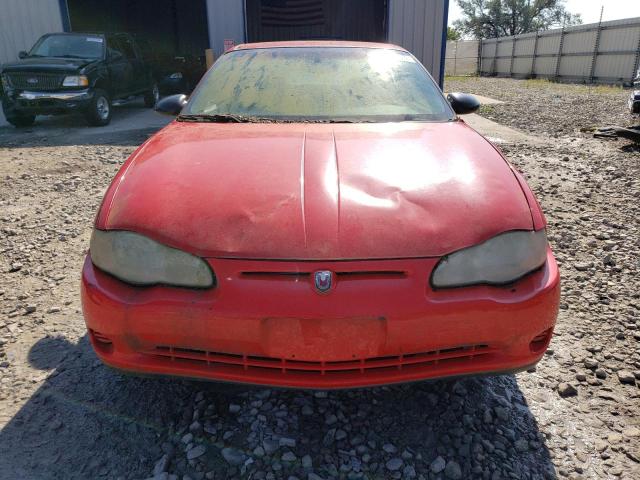 2G1WW12E9Y9230976 - 2000 CHEVROLET MONTE CARL LS RED photo 5