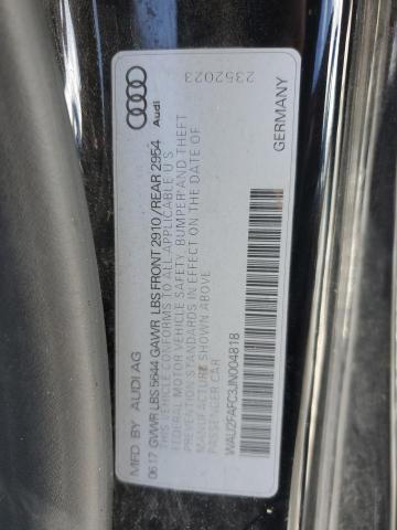 WAU2FAFC3JN004818 - 2018 AUDI S7 PRESTIGE Schwarz Foto 12