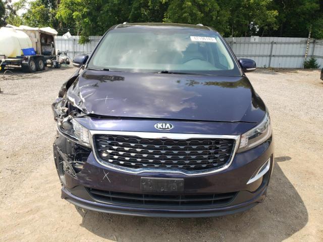 KNDMB5C17K6555685 - 2019 KIA SEDONA LX BLUE photo 5