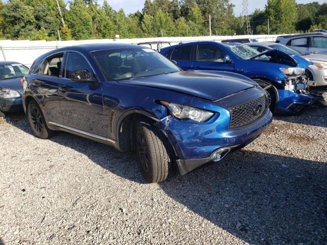 JN8CS1MU3HM141003 - 2017 INFINITI QX70 BLUE photo 4