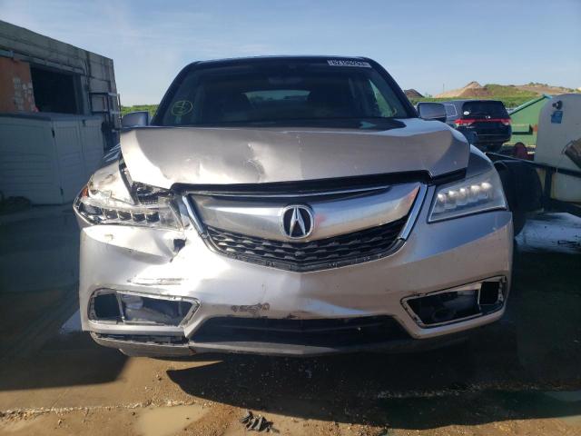 5FRYD3H2XGB009037 - 2016 ACURA MDX SILVER photo 5