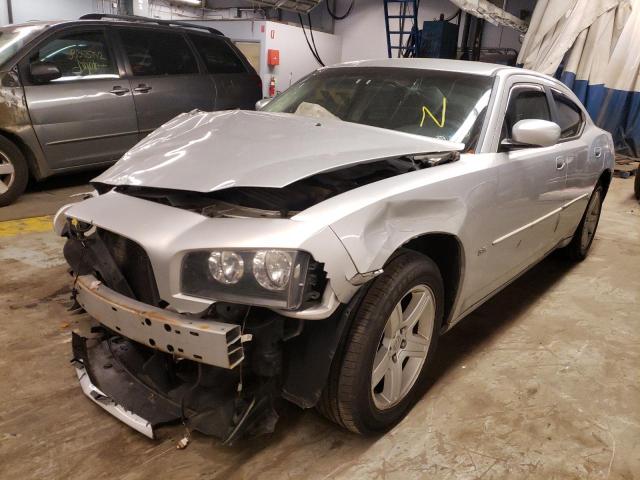 2B3CA3CV4AH230707 - 2010 DODGE CHARGER SXT SILVER photo 2