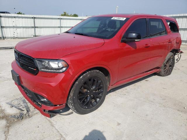 1C4SDJCT4GC394717 - 2016 DODGE DURANGO R/T RED photo 1