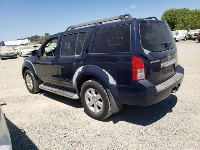 5N1AR18U28C664703 - 2008 NISSAN PATHFINDER S BLUE photo 2