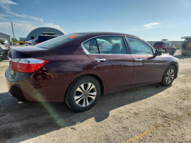 1HGCR2F35EA035099 - 2014 HONDA ACCORD LX BURGUNDY photo 3