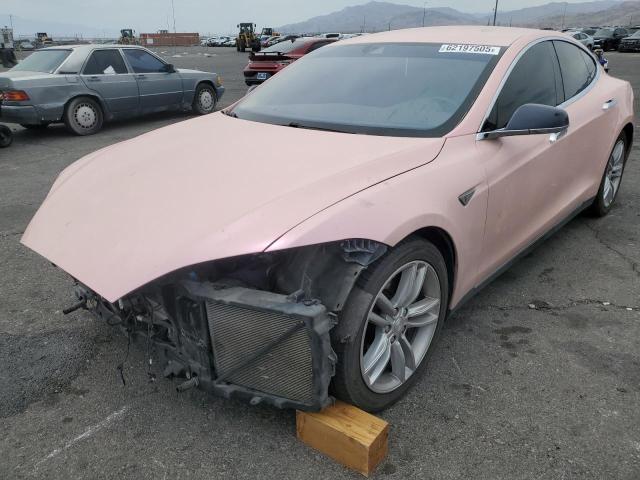 5YJSA1E25FF106718 - 2015 TESLA MODEL S 粉色 照片 1