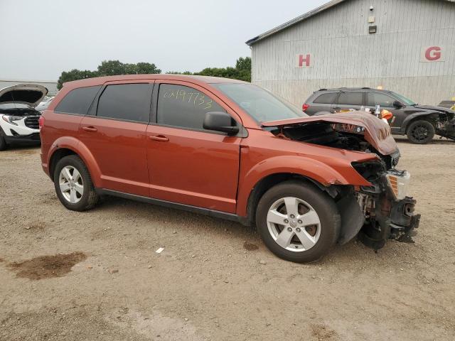 3C4PDCABXDT620593 - 2013 DODGE JOURNEY SE ORANGE photo 4