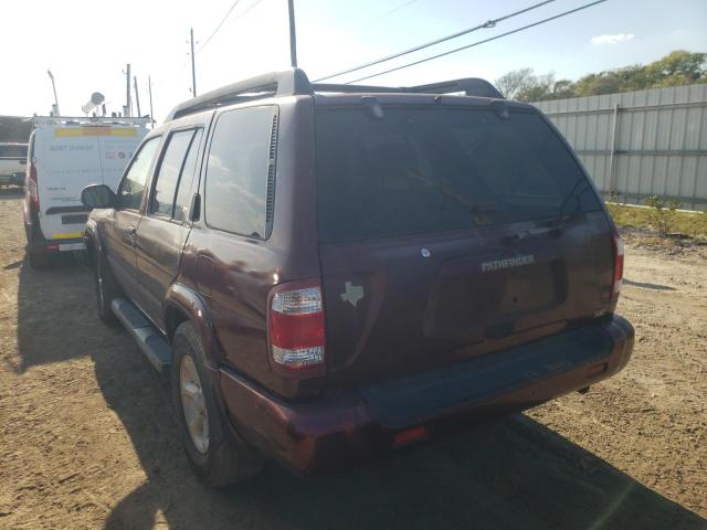 JN8DR09X43W706787 - 2003 NISSAN PATHFINDER LE ბურგუნდია ფოტო 3