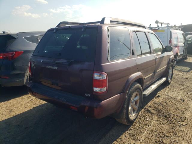 JN8DR09X43W706787 - 2003 NISSAN PATHFINDER LE ბურგუნდია ფოტო 4