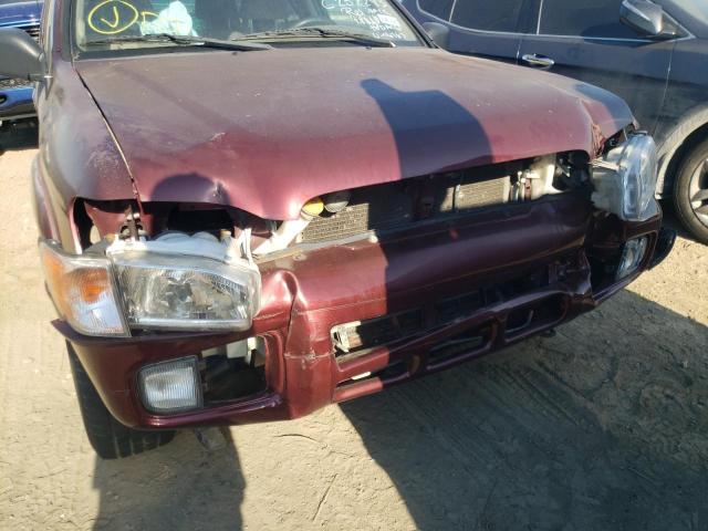 JN8DR09X43W706787 - 2003 NISSAN PATHFINDER LE BURGUNDY photo 9