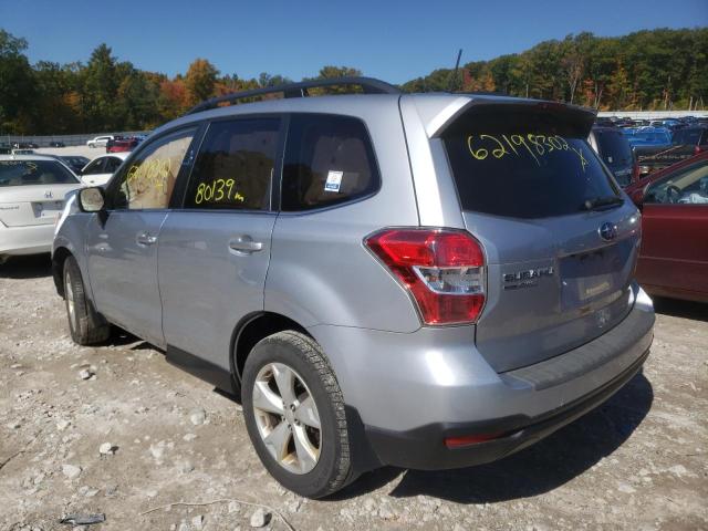 JF2SJAHC3EH550667 - 2014 SUBARU FORESTER 2.5I LIMITED SILVER photo 3