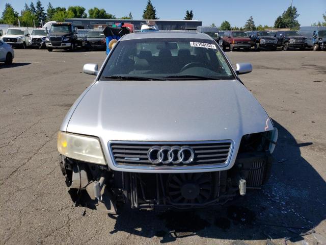 WAUED24B7YN043294 - 2000 AUDI A6 2.7T QUATTRO SILVER photo 5