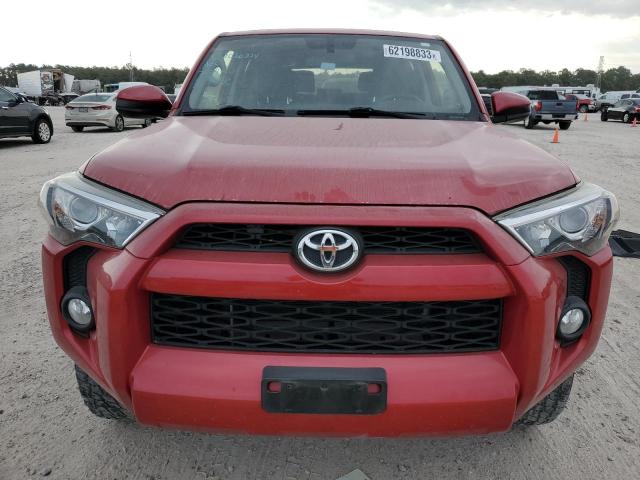 JTEBU5JR2J5583288 - 2018 TOYOTA 4RUNNER SR5/SR5 PREMIUM 红色 照片 5