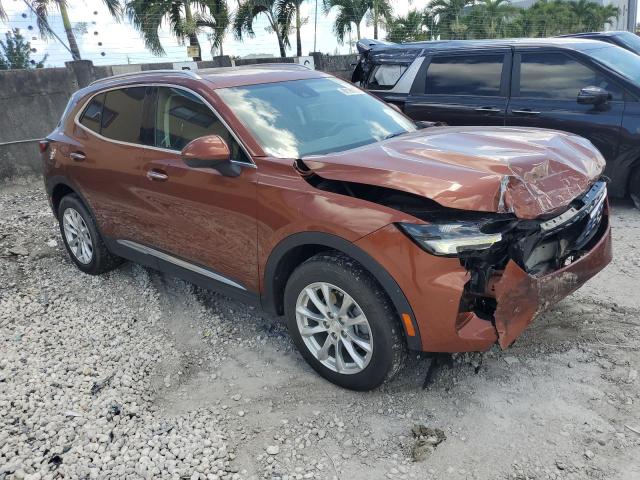 LRBAZLR47MD196341 - 2021 BUICK ENVISION PREFERRED MAROON photo 4