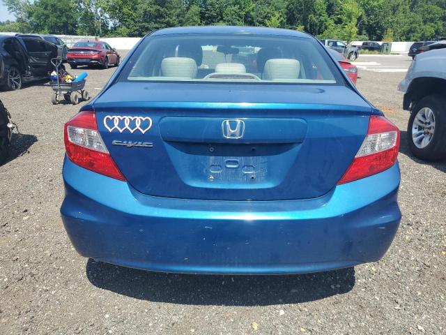 2HGFB2F50CH531283 - 2012 HONDA CIVIC LX BLUE photo 6