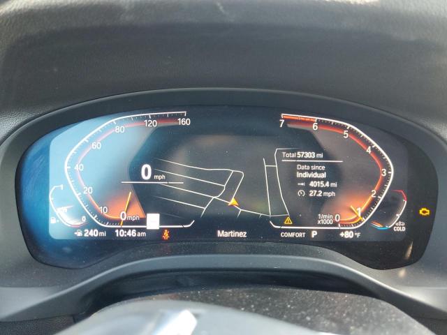 5UXTY5C09M9F37225 - 2021 BMW X3 XDRIVE30I WHITE photo 9