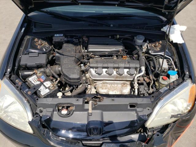 1HGEM219X3L058768 - 2003 HONDA CIVIC EX BLACK photo 11