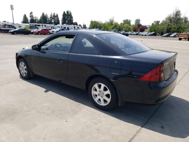 1HGEM219X3L058768 - 2003 HONDA CIVIC EX BLACK photo 2