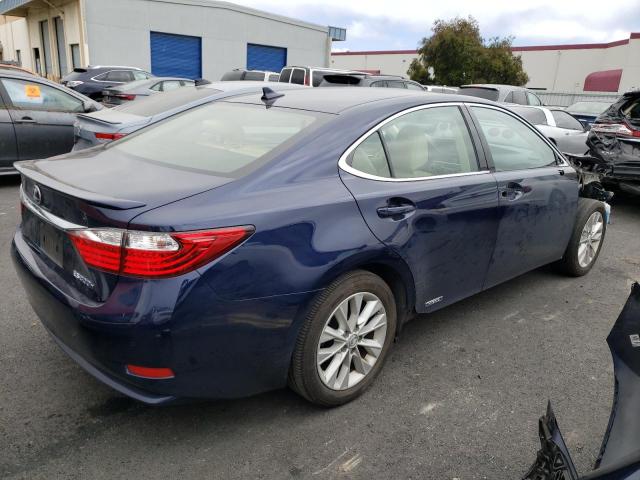 JTHBW1GG2D2013227 - 2013 LEXUS ES 300H BLUE photo 3