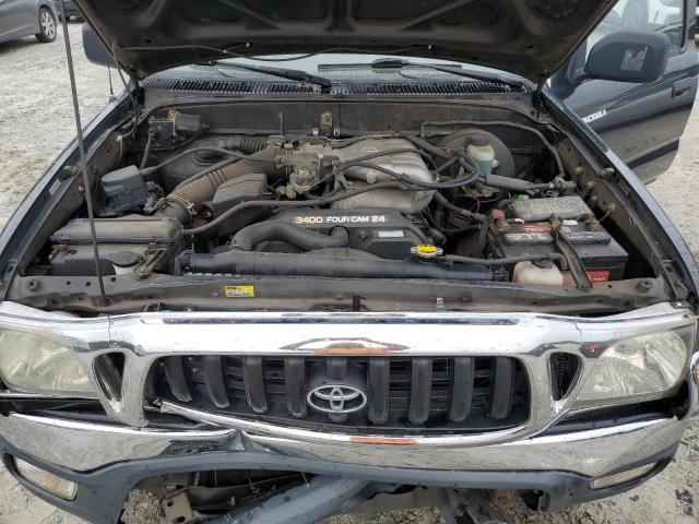 5TEGN92N72Z019676 - 2002 TOYOTA TACOMA DOUBLE CAB PRERUNNER BLACK photo 11