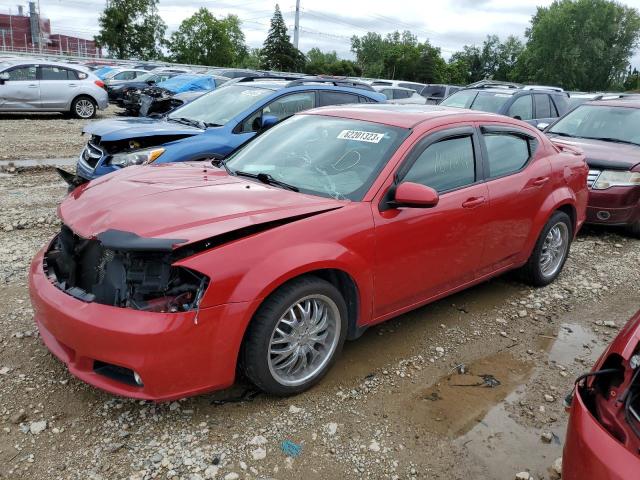 1C3CDZEG2CN260455 - 2012 DODGE AVENGER SXT RED photo 1