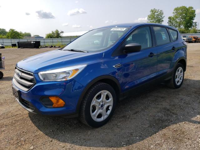 1FMCU0F76HUF03716 - 2017 FORD ESCAPE S BLUE photo 1