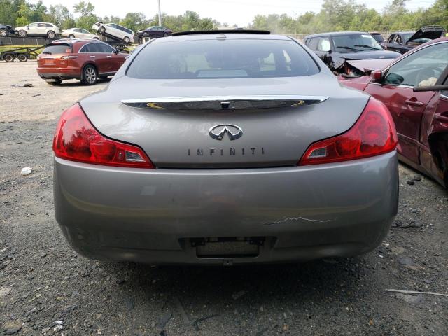 JNKCV64F39M655046 - 2009 INFINITI G37 SILVER photo 6