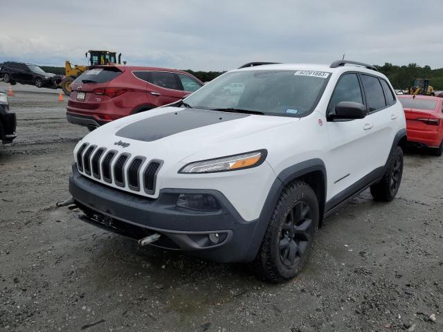 1C4PJMBB9JD602357 - 2018 JEEP CHEROKEE TRAILHAWK WHITE photo 1