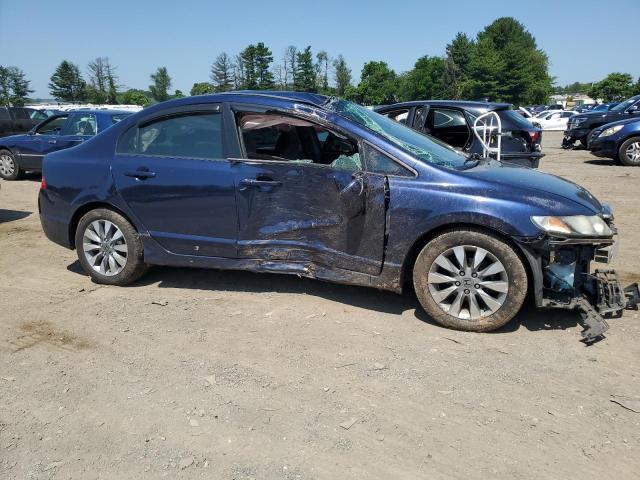 2HGFA16809H518890 - 2009 HONDA CIVIC EX BLUE photo 4