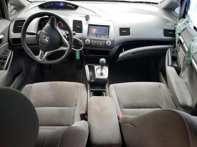 2HGFA16809H518890 - 2009 HONDA CIVIC EX BLUE photo 8