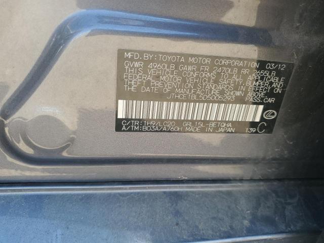 JTHCE1BL5D5005293 - 2013 LEXUS GS 350 Boz foto 13