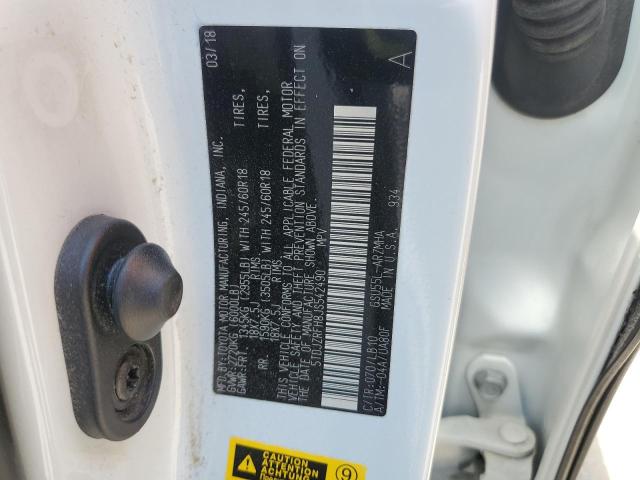 5TDJZRFH8JS542490 - 2018 TOYOTA HIGHLANDER SE Weiß Foto 13