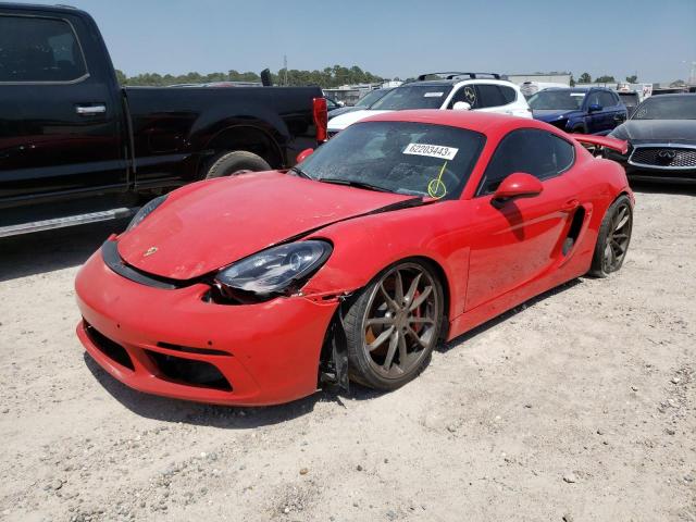 WP0AC2A84GK191352 - 2016 PORSCHE CAYMAN GT4 RED photo 1