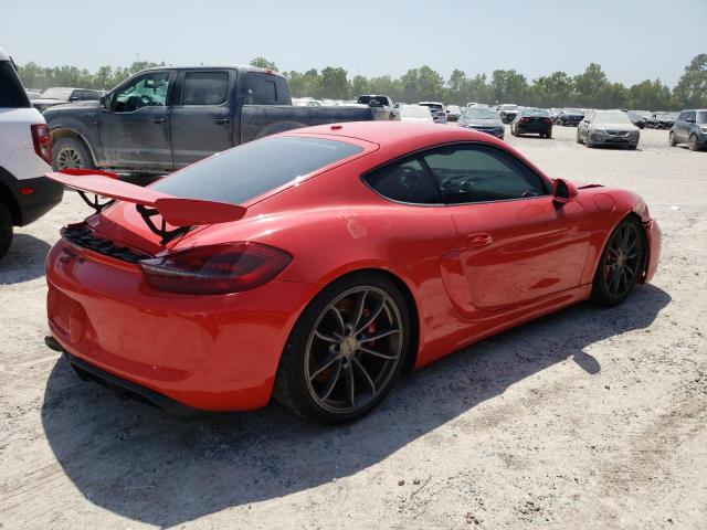 WP0AC2A84GK191352 - 2016 PORSCHE CAYMAN GT4 RED photo 3