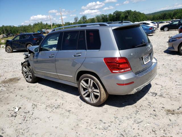 WDCGG8JB9FG432105 - 2015 MERCEDES-BENZ GLK 350 4MATIC SILVER photo 2