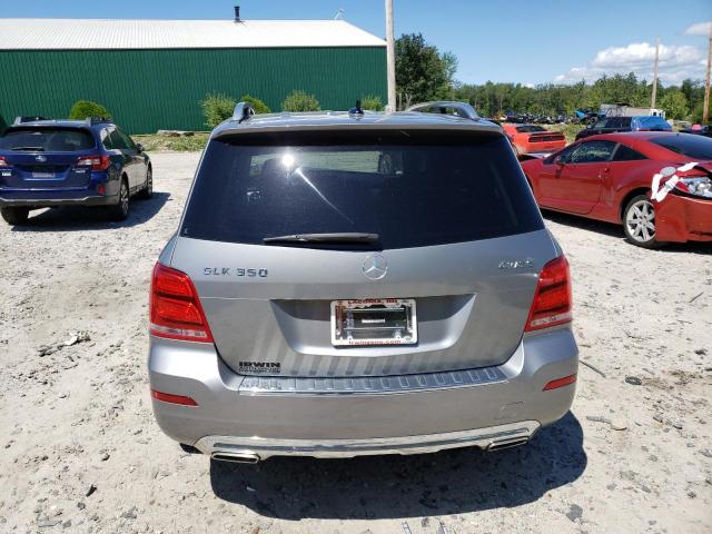 WDCGG8JB9FG432105 - 2015 MERCEDES-BENZ GLK 350 4MATIC SILVER photo 6