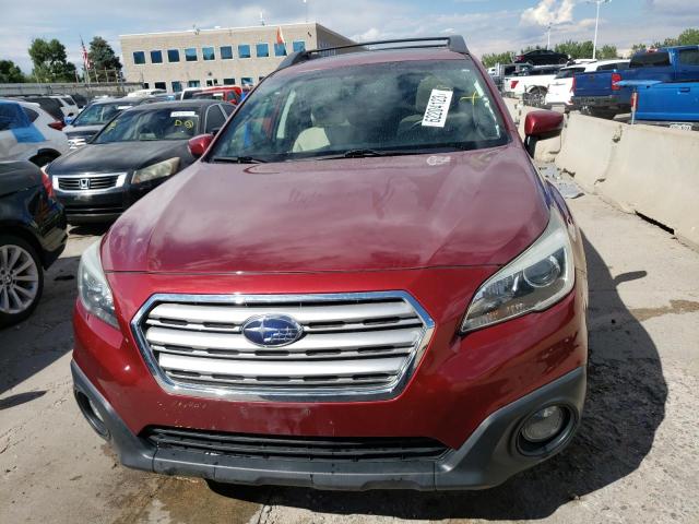 4S4BSBHC9G3204409 - 2016 SUBARU OUTBACK 2.5I PREMIUM RED photo 5