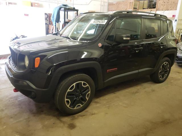 ZACCJBCT2GPD38905 - 2016 JEEP RENEGADE TRAILHAWK BLACK photo 1