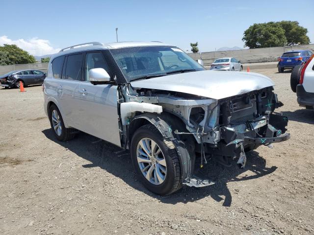 JN8AZ2NE4F9087338 - 2015 INFINITI QX80 SILVER photo 4