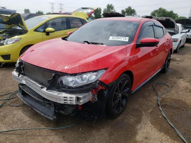 SHHFK7H42HU212995 - 2017 HONDA CIVIC SPORT RED photo 1