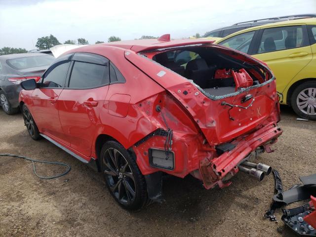 SHHFK7H42HU212995 - 2017 HONDA CIVIC SPORT RED photo 2