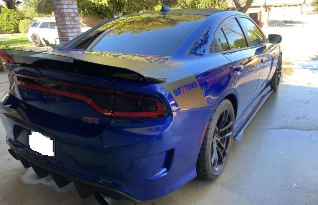 2C3CDXGJ0JH290766 - 2018 DODGE CHARGER R/T 392 BLUE photo 4