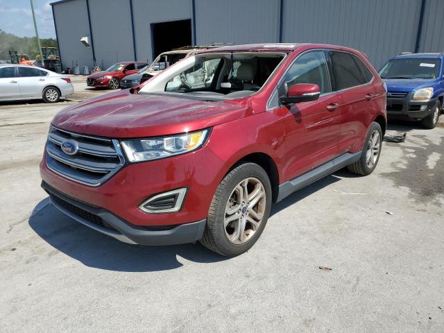 2FMPK3K99HBB20200 - 2017 FORD EDGE TITANIUM RED photo 1