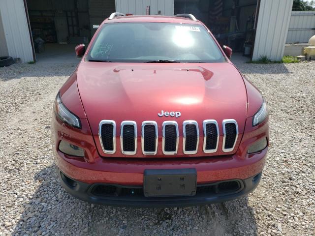 1C4PJMCS3HW588145 - 2017 JEEP CHEROKEE LATITUDE RED photo 5