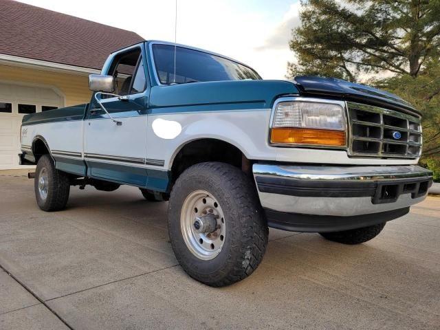 3FTHF26F2VMA27004 - 1997 FORD F250 GREEN photo 1