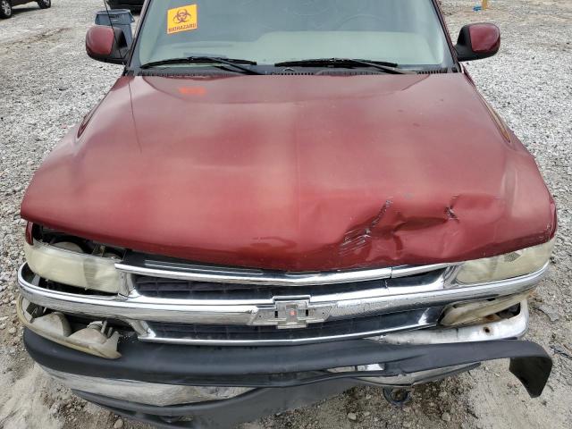 1GNEK13T01R116153 - 2001 CHEVROLET TAHOE K1500 BURGUNDY photo 12