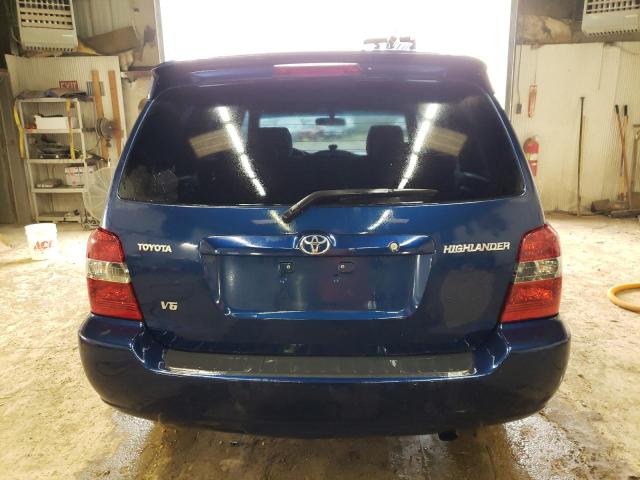 JTEGP21A970132452 - 2007 TOYOTA HIGHLANDER SPORT BLUE photo 6