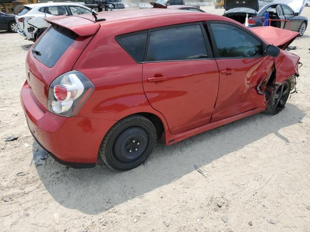 5Y2SR67029Z404160 - 2009 PONTIAC VIBE GT RED photo 3